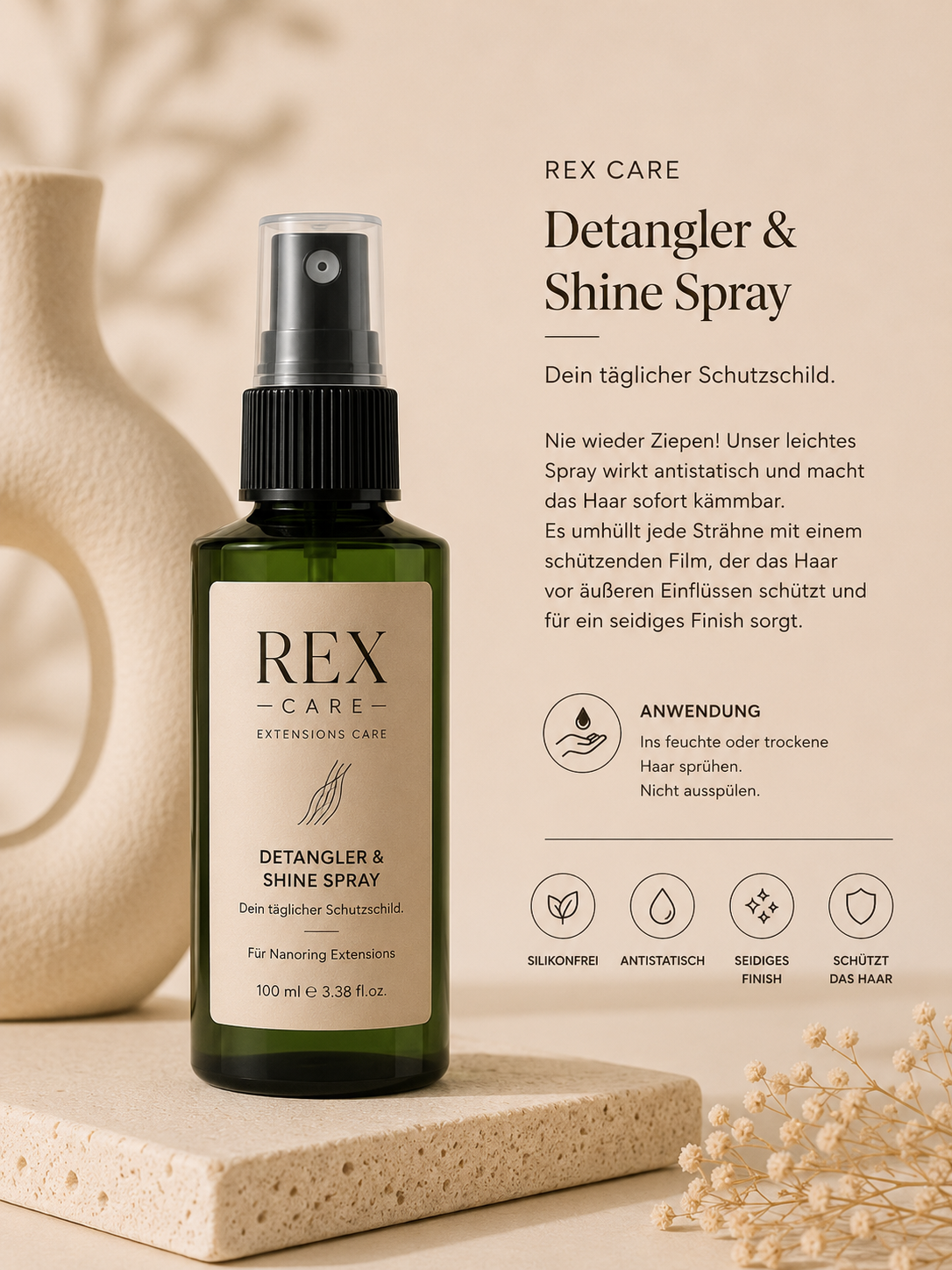 REX CARE – Detangler & Shine Spray