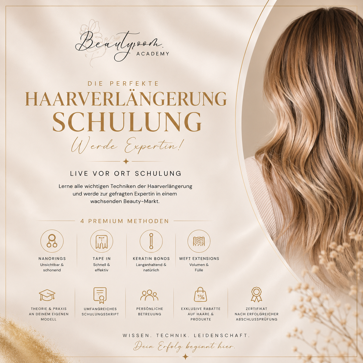 Haarverlängerung Masterclass 2 Tage